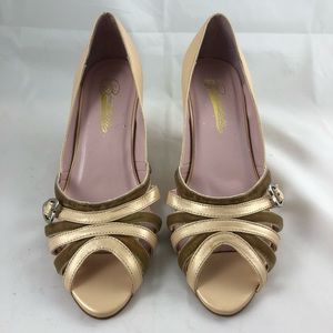 Bombshelle “Paige” Open Toe Pump